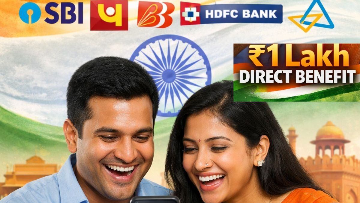 SBI, PNB, BOB, HDFC & Canara Bank Account Holders க்கு ஜனவரி 26, 2026 முதல் ₹1 லட்சம் Direct Benefit – முழு விவரம்