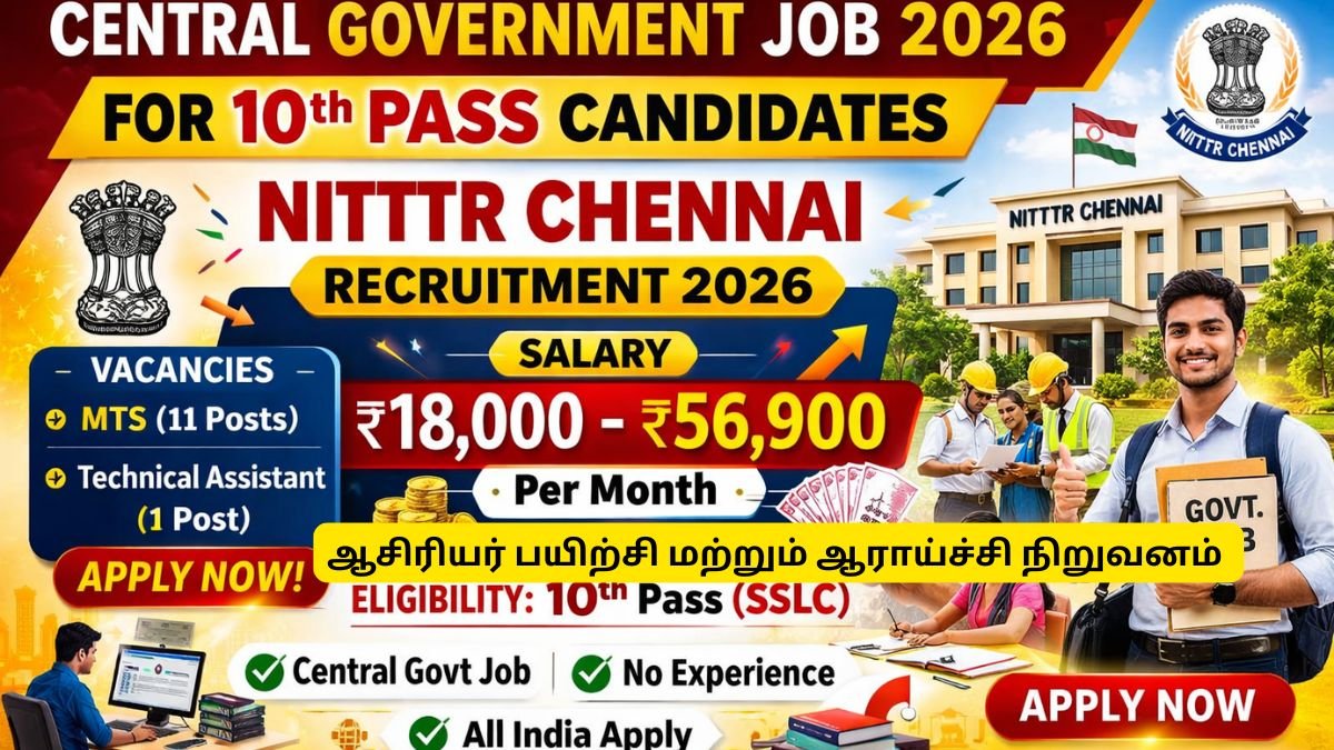 NITTTR Chennai Recruitment