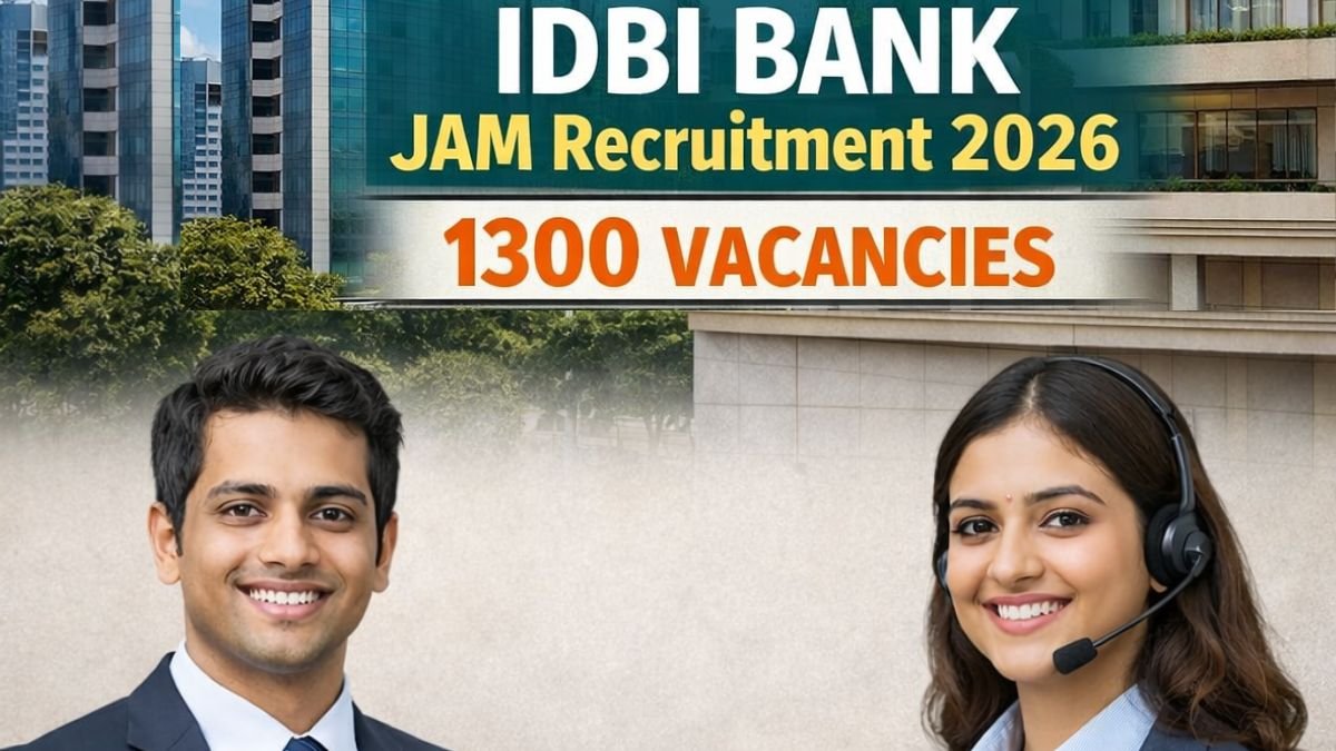 IDBI Bank JAM Recruitment 2026