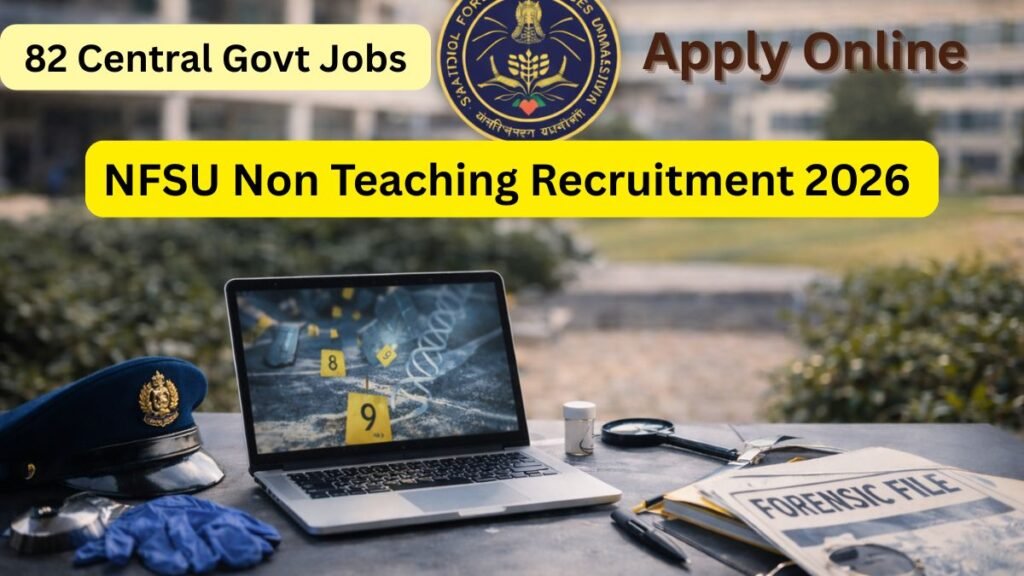 NFSU Non Teaching Recruitment 2026