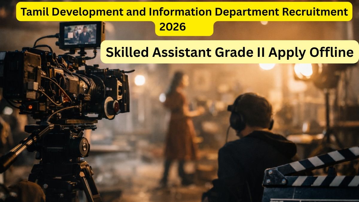 Tamil Development and Information Department Recruitment 2026