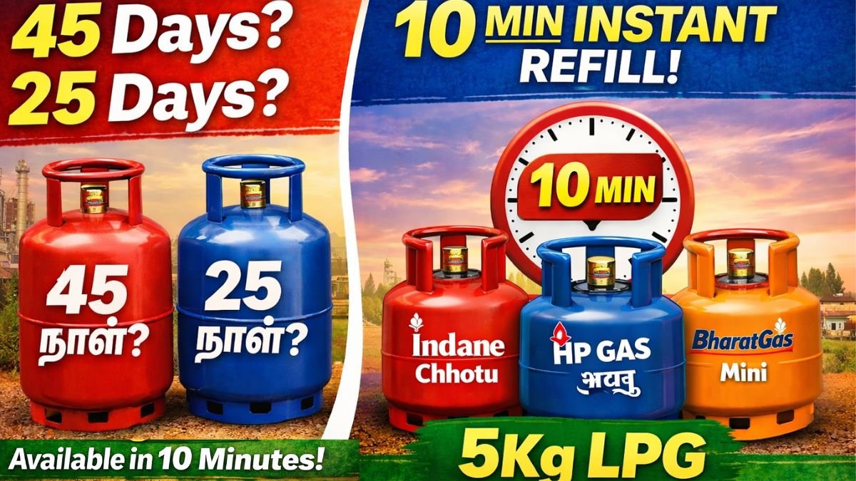 5Kg LPG Cylinder Instant Refill and Booking Rules in India