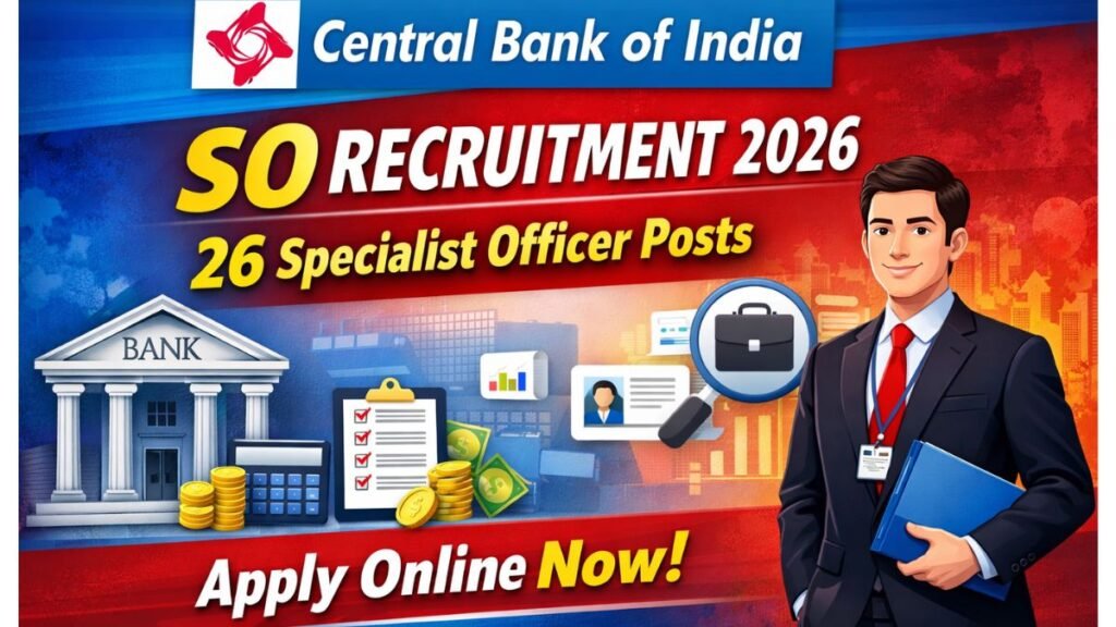 Central Bank of India SO Recruitment 2026