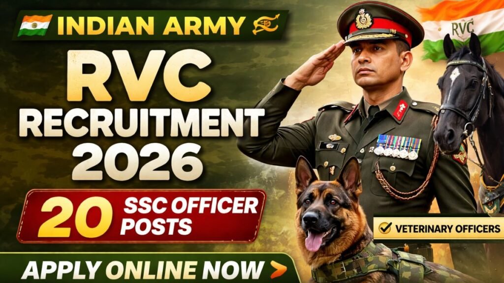 Indian Army RVC Recruitment