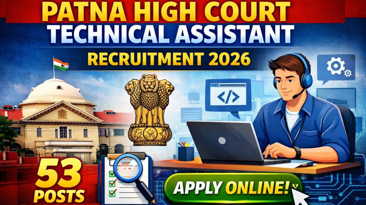Patna High Court Technical Assistant Recruitment