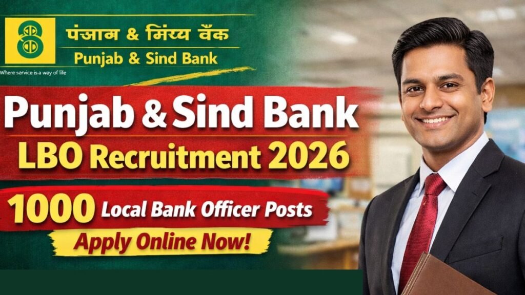 Punjab and Sind Bank LBO Recruitment