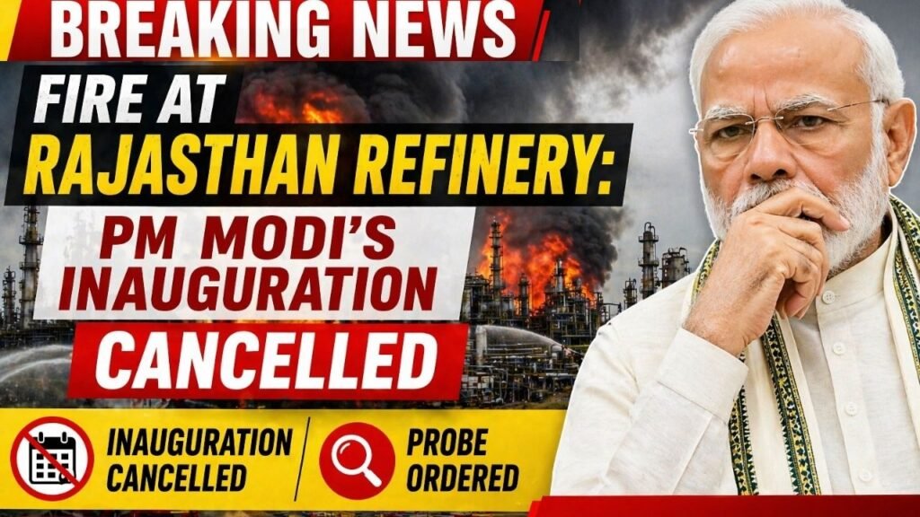 Refinery Fire Forces Cancellation of PM Modi Event