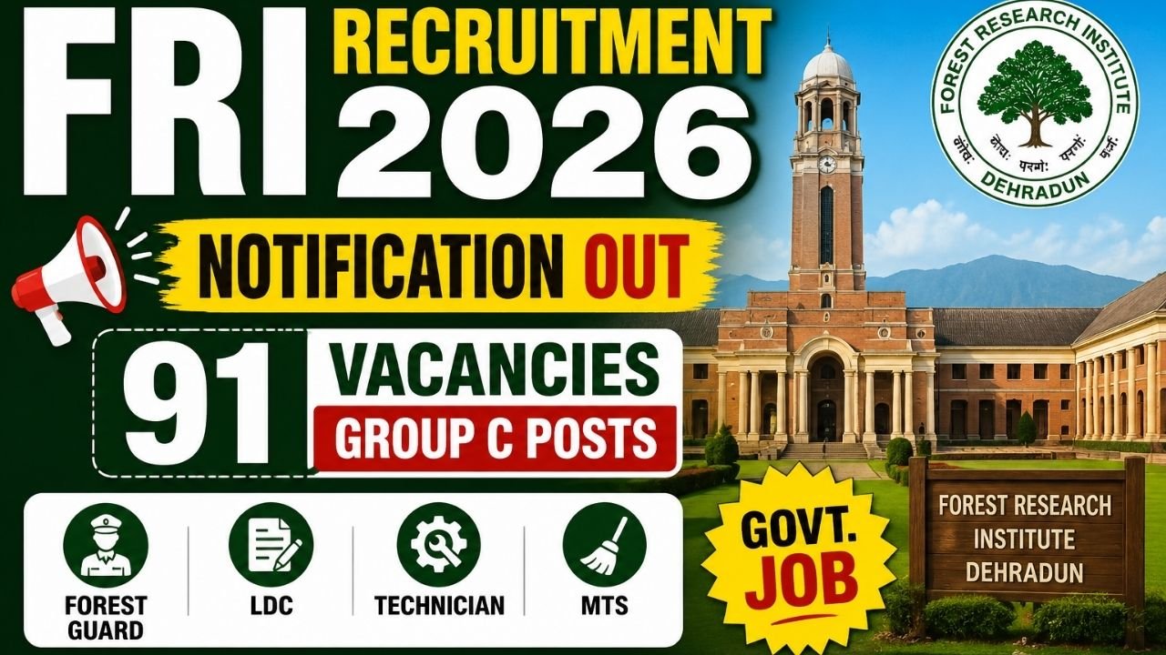 FRI Recruitment 2026