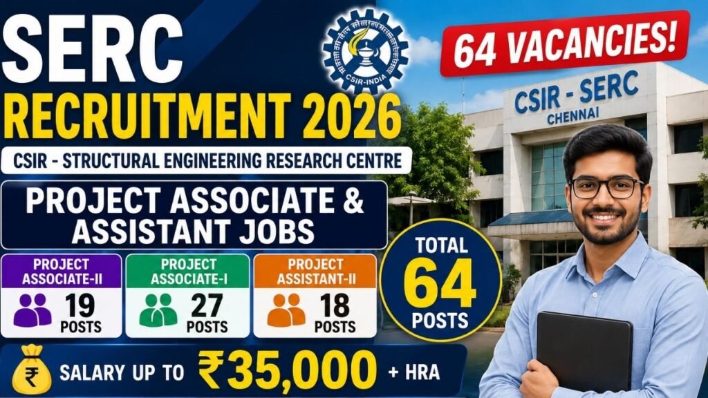 SERC Walk-in Interview 2026
