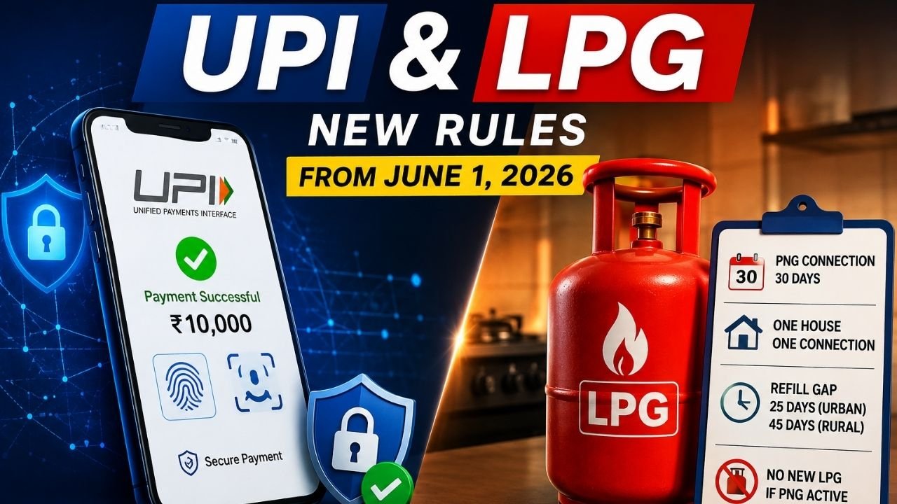 Big Changes for UPI Users and LPG Consumers