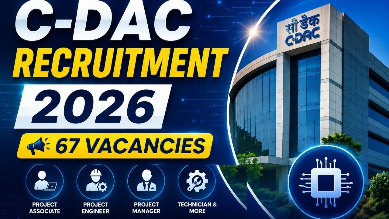 C-DAC Project Engineer Recruitment 2026