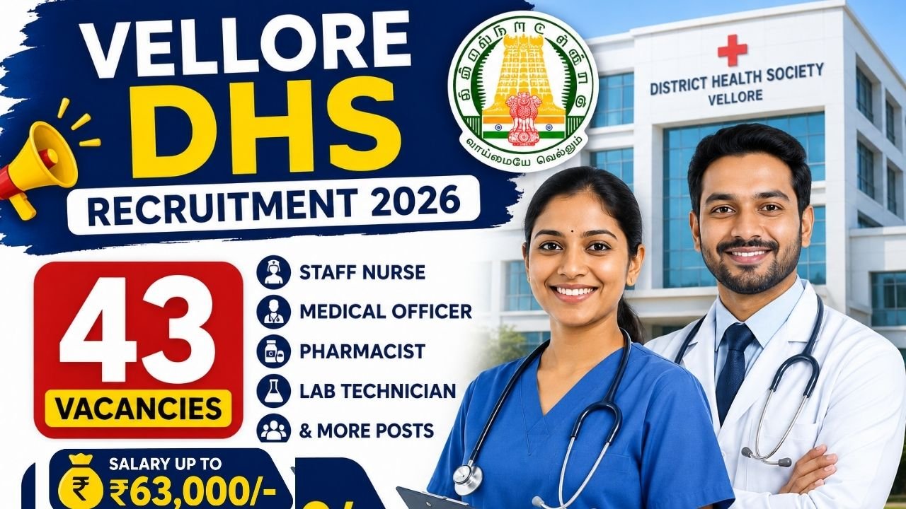 Vellore DHS Jobs 2026