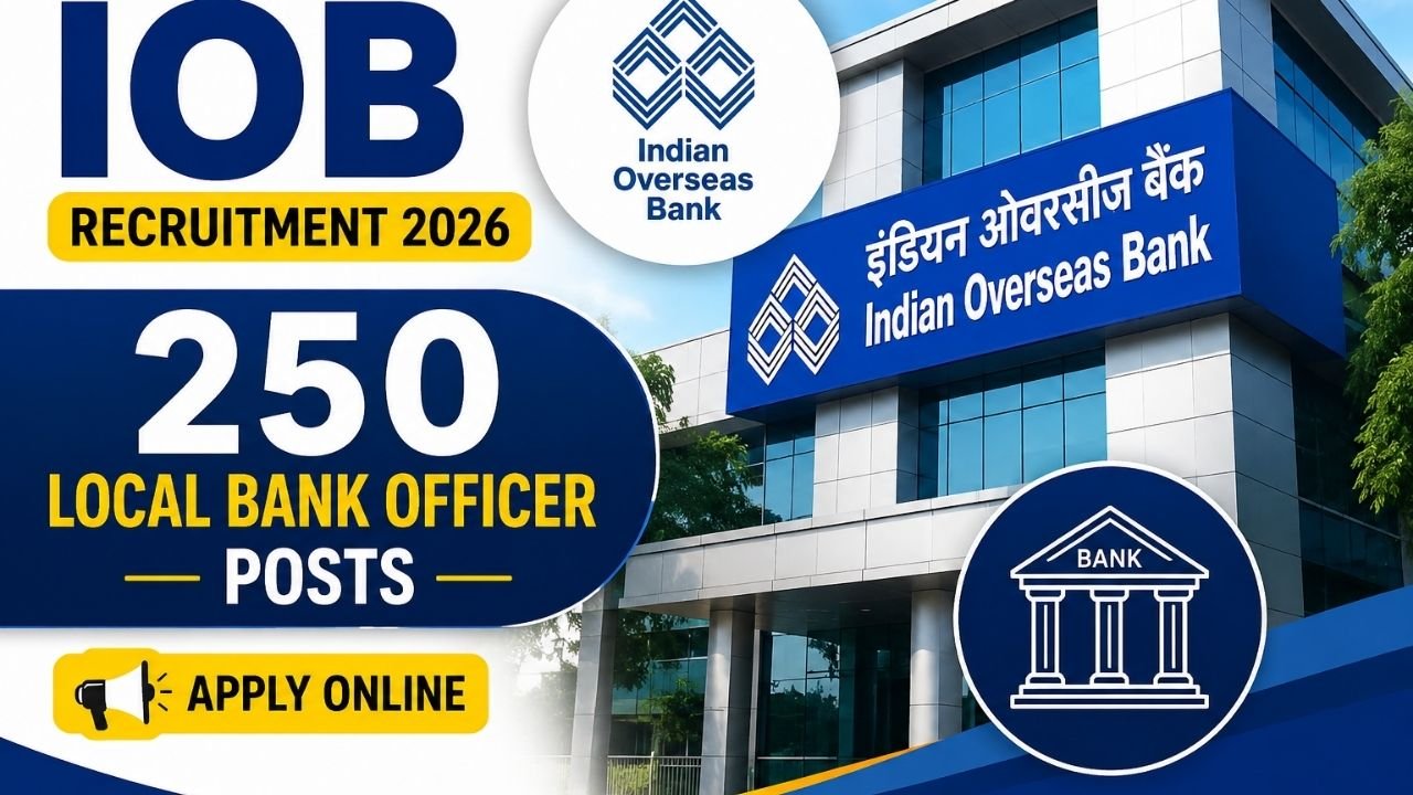 IOB Recruitment 2026